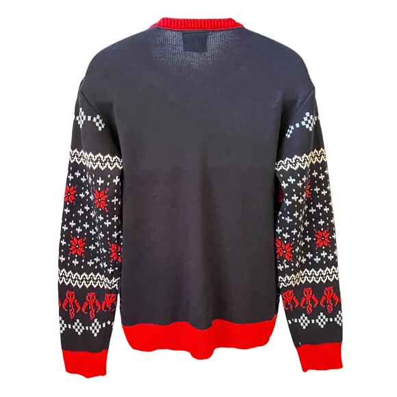 Star Wars Geeknet Mandalorian The Child Grogu Ugly Christmas Sweater Size L NWOT - Picture 3 of 5